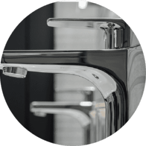 close up of taps