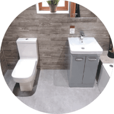 Toilet and basin display